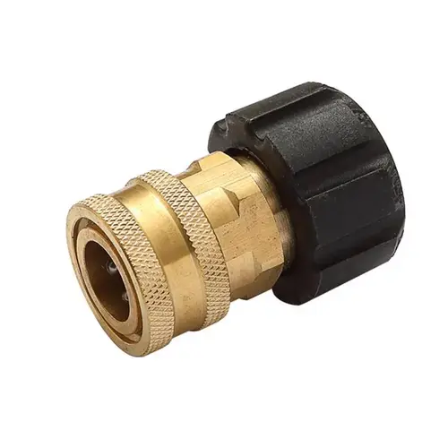 Quick Connect Coupler M22 Female x 3/8-in 4500 psi Gold