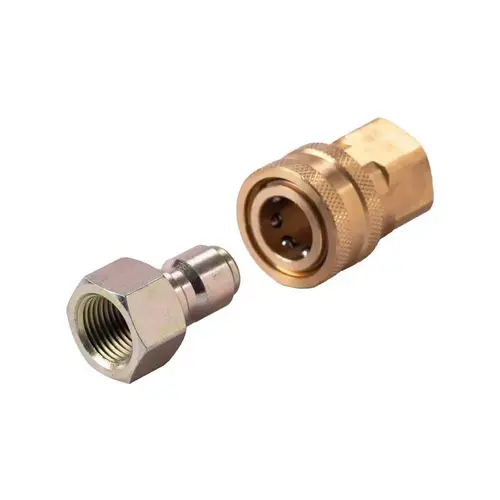 Quick Connect Plug 3/8-in 4500 psi Gold