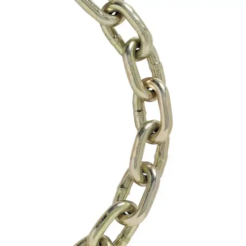 Transport Chain 5/16 Sizes Welded Carbon Steel 5/16" D X 10 ft. L Yellow Chromate Transport Chain 5/16 Sizes Welded Carbon Steel 5/16" D X 10 ft. L Yellow Chromate