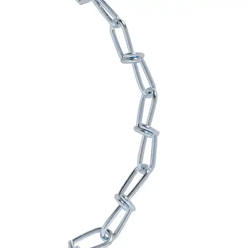 Coil Chain 3/0 Sizes Double Loop Carbon Steel .21" D X 20 ft. L Galvanized - pack of 5 Coil Chain 3/0 Sizes Double Loop Carbon Steel .21" D X 20 ft. L Galvanized - pack of 5