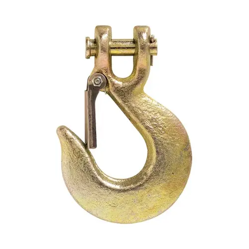 Slip Hook 5/16" H Clevis 4700 lb Yellow Chromate Slip Hook 5/16" H Clevis 4700 lb Yellow Chromate