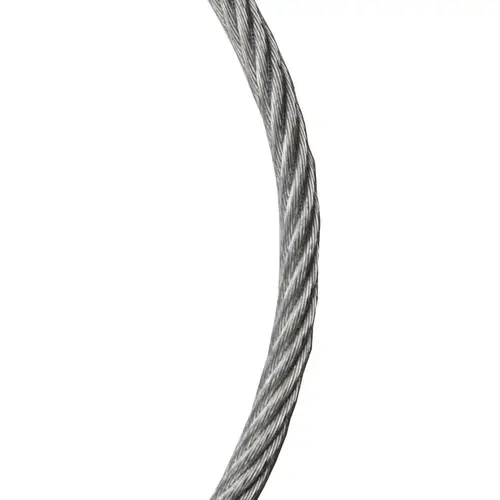 Cable 1/4" D X 20 ft. L Zinc Plated Galvanized Steel Zinc Plated Cable 1/4" D X 20 ft. L Zinc Plated Galvanized Steel Zinc Plated