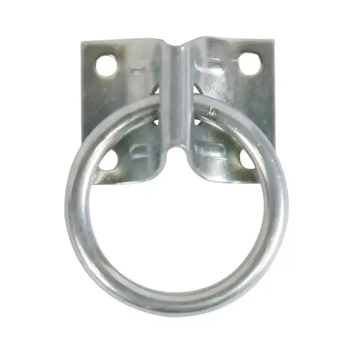 Hitching Ring Large Zinc-Plated Silver Steel 2" L Zinc-Plated Hitching Ring Large Zinc-Plated Silver Steel 2" L Zinc-Plated