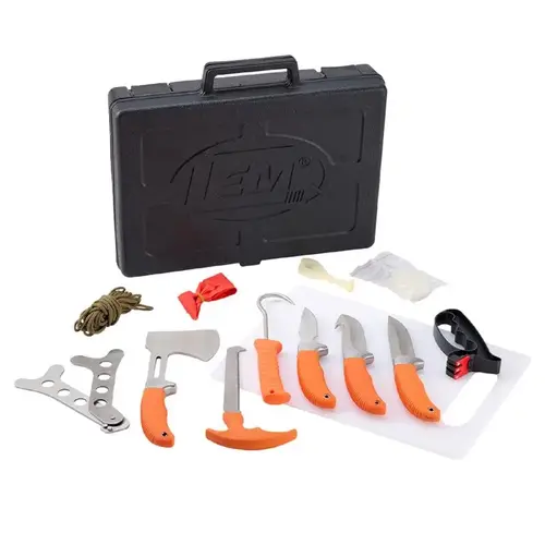 Knife and Sharpener Set Stainless Steel 12 pc Orange Knife and Sharpener Set Stainless Steel 12 pc Orange