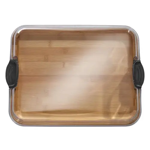 Cutting Board & Serve Tray 14" L X 11" W Bamboo Natural