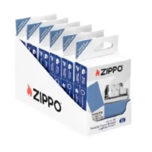 Double Torch Lighter Insert Silver Silver Double Torch Lighter Insert Silver Silver