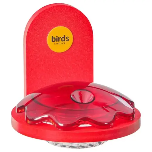 Bird Feeder Hummingbird 3.5 oz Plastic Red - pack of 4