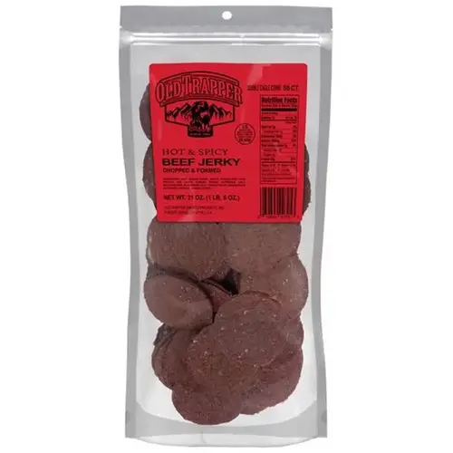Beef Jerky Hot and Spicy 21 oz Pouch - pack of 8 Beef Jerky Hot and Spicy 21 oz Pouch - pack of 8