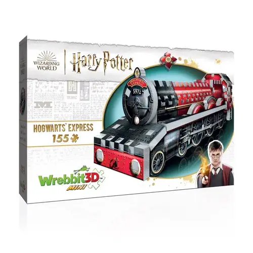 3D Jigsaw Puzzle Harry Potter Hogwarts Express Mini Multicolored 155 pc Multicolored