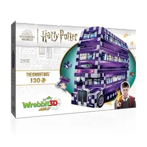 Wrebbit3D W3D-0203 3D Jigsaw Puzzle Harry Potter The Knight Bus Mini Multicolored 130 pc Multicolored