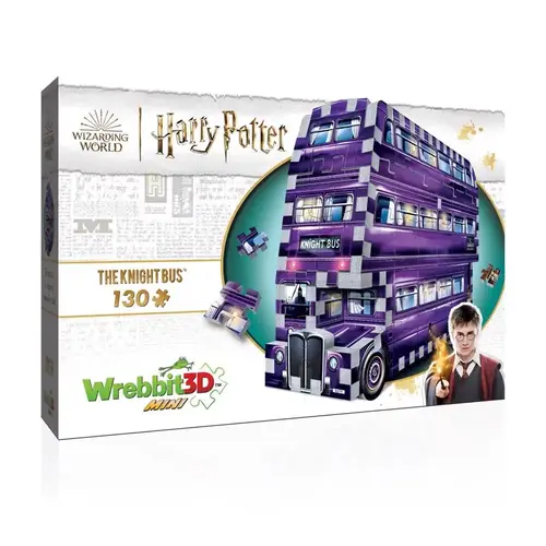 3D Jigsaw Puzzle Harry Potter The Knight Bus Mini Multicolored 130 pc Multicolored