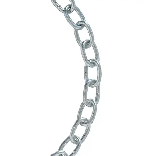 Chain 2/0" Passing Link Carbon Steel 0.189" D X 120 ft. L Galvanized Chain 2/0" Passing Link Carbon Steel 0.189" D X 120 ft. L Galvanized