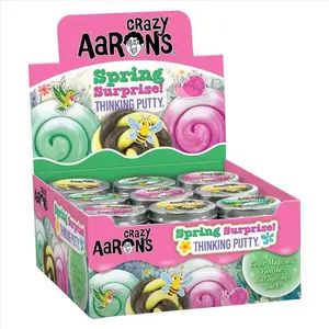 Crazy Aaron's ES25-POP36-XCP36 Thinking Putty Spring Surprise Assorted Assorted - pack of 36