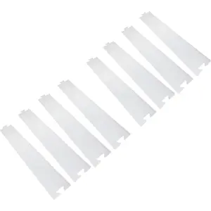 SuperSliders 4260624SL 19-7/8 In. x 4 In. Appliance Movers Clear/White - pack of 8