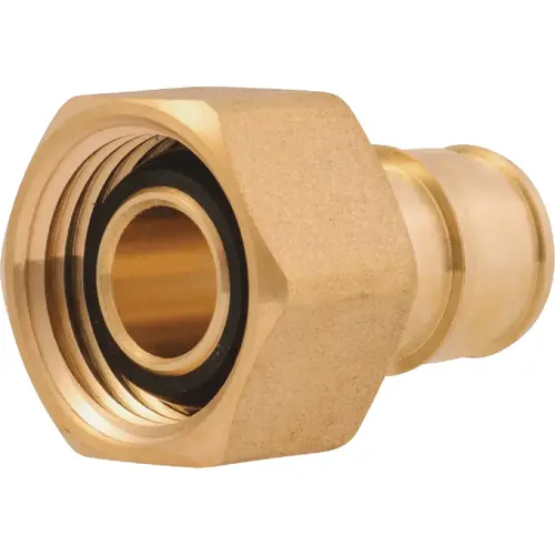PEX-A Brass 1/2 In. x 1/2 In. FNPT Swivel Adapter PEX-A Brass 1/2 In. x 1/2 In. FNPT Swivel Adapter