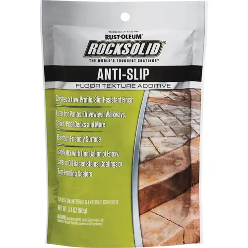 RockSolid Anti-Slip Floor Texture Additive, 3.4 Oz. Clear RockSolid Anti-Slip Floor Texture Additive, 3.4 Oz. Clear
