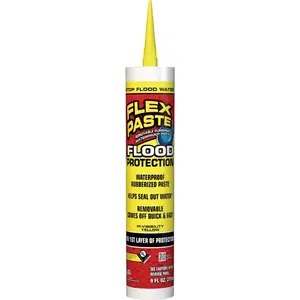 FLEX PASTE FLOOD RPSYELR10 Flood Protection 9 Oz. Cartridge Yellow