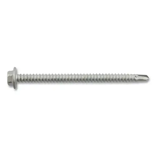 Dril-Flex  Self-Drilling Structural Screws, Hex Washer Head, #12-14 TPI, 3 in L, #2 Point Type, Stalgard SUB Finish - pack of 1000