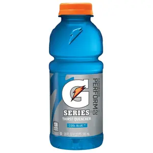 Gatorade 32481 20 Oz. Cool Blue Raspberry Wide Mouth Thirst Quencher Drink - pack of 24