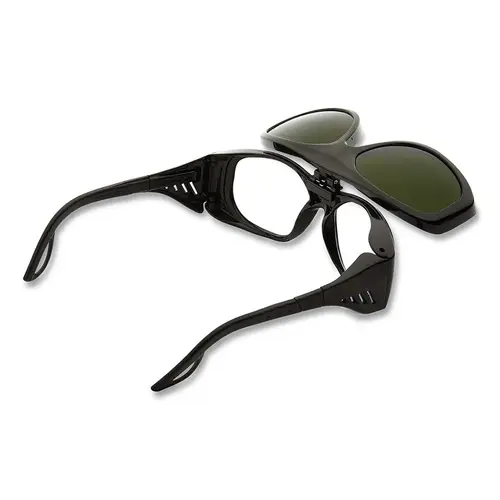 X35 Series Flip Up Protective Eyewear Safety Glasses, SH 5 Lens, Polycarbonate, Blk Frame X35 Series Flip Up Protective Eyewear Safety Glasses, SH 5 Lens, Polycarbonate, Blk Frame