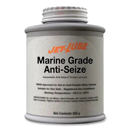 Marine Grade Anti-Seize Nonmetallic Anti-Seize and Thread Lubricant, 1/2 lb, Brushtop Can Light Brown - pack of 12