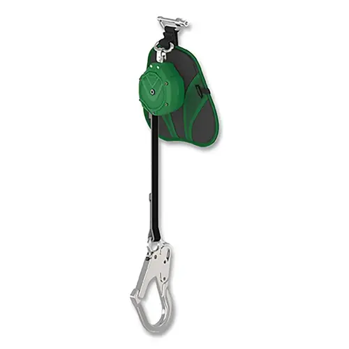 V-SHOCK EDGE Leading Edge Fall Limiter, 6 ft, Carabiner, 310 lbs, 36CS Snaphook, 1 Leg Green V-SHOCK EDGE Leading Edge Fall Limiter, 6 ft, Carabiner, 310 lbs, 36CS Snaphook, 1 Leg Green