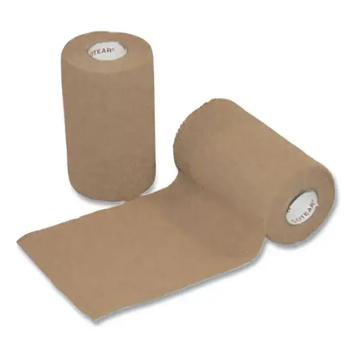 Self-Adhering Wrap, 4 in W, 5 yd L, Gauze Beige - pack of 18 Self-Adhering Wrap, 4 in W, 5 yd L, Gauze Beige - pack of 18