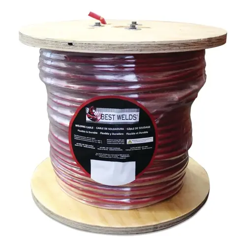 Welding Cable with Foot Markings, EPDM, 3/0 AWG, 500 ft, Red - pack of 500 Welding Cable with Foot Markings, EPDM, 3/0 AWG, 500 ft, Red - pack of 500