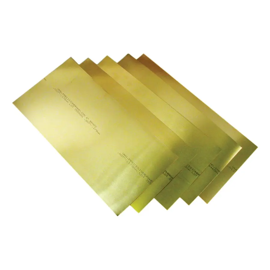 Precision Brand Brass Shim Stock Rolls 0.0006 Brass 0.008 x 100 x 6 17370