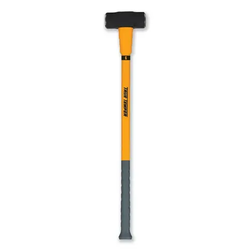 TOUGHSTRIKE  Fiberglass Sledge Hammer, 6 lb, 35 in Handle Black; Yellow; Gray