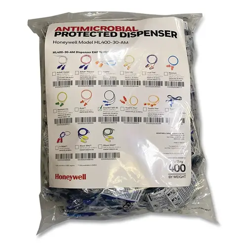 Earplug Dispenser Refill, SmartFit  Detectable, 30 dB, Blue - pack of 2000