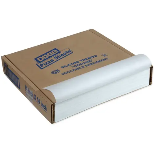 DIXIE PIZZA SHEET 27# PARCHMENT 14X14 WHITE