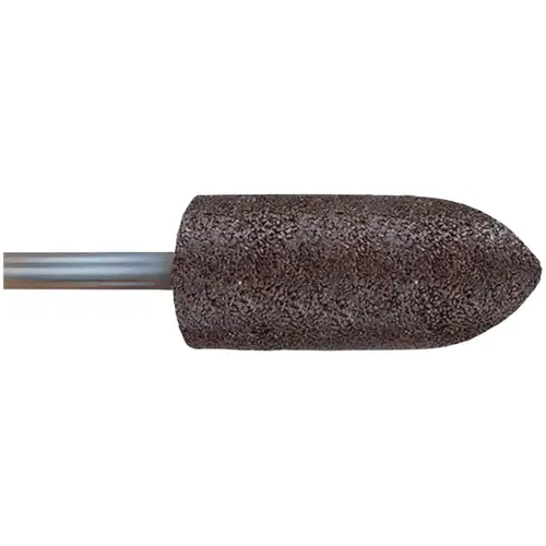 Mounted Points, 7/8 in Dia, 30 Grit Aluminum Oxide - pack of 10