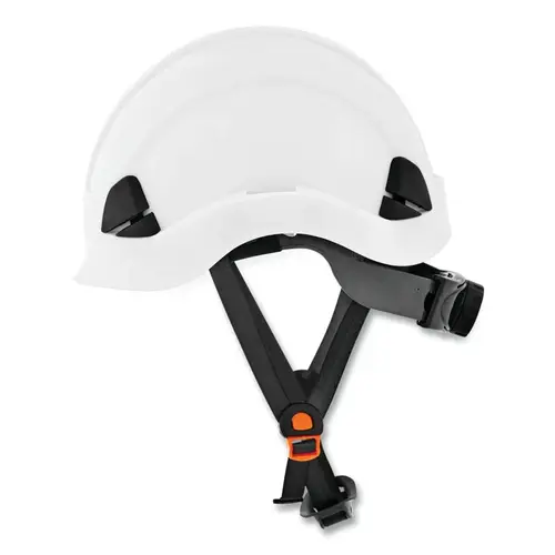 CH-300 Climbing Style Non-Vented Hard Hat, 6 pt Rapid Dial, White CH-300 Climbing Style Non-Vented Hard Hat, 6 pt Rapid Dial, White