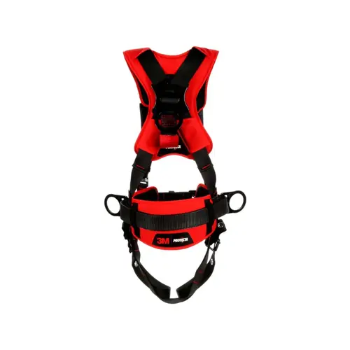 Protecta Construction Style Positioning Harness, Comfort, D-Rings, Leg Buckles, SLR Adaptor, Med/Lg, Pass-Through Chest Conn Black Protecta Construction Style Positioning Harness, Comfort, D-Rings, Leg Buckles, SLR Adaptor, Med/Lg, Pass-Through Chest Conn Black