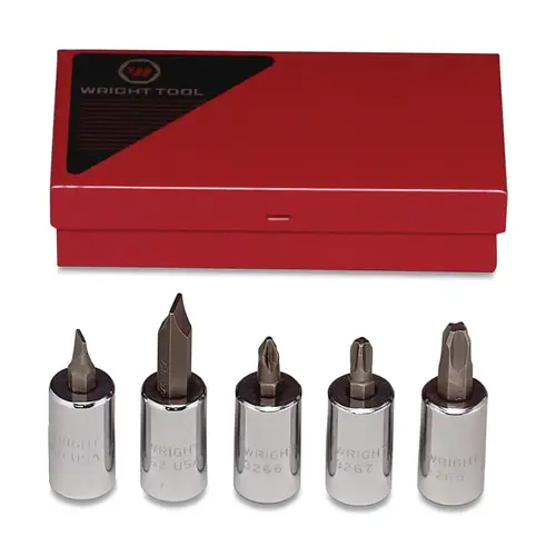 5-PC. 3/8"DR SCREWDRIVER SOCKET SET 5-PC. 3/8"DR SCREWDRIVER SOCKET SET