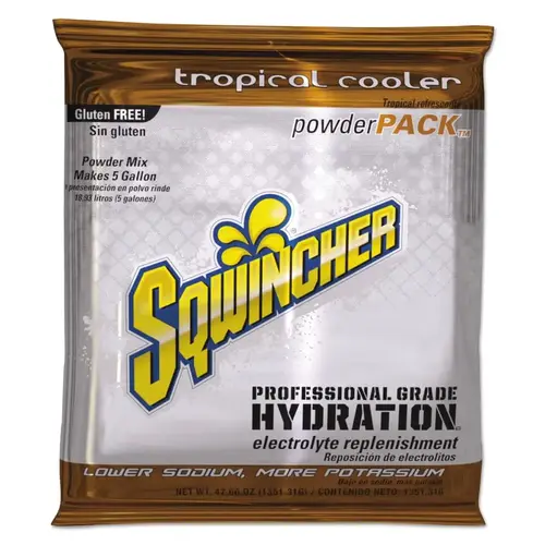 Powder Pack, Tropical Cooler, 47.66 oz, Pack, Yields 5 gal Powder Pack, Tropical Cooler, 47.66 oz, Pack, Yields 5 gal