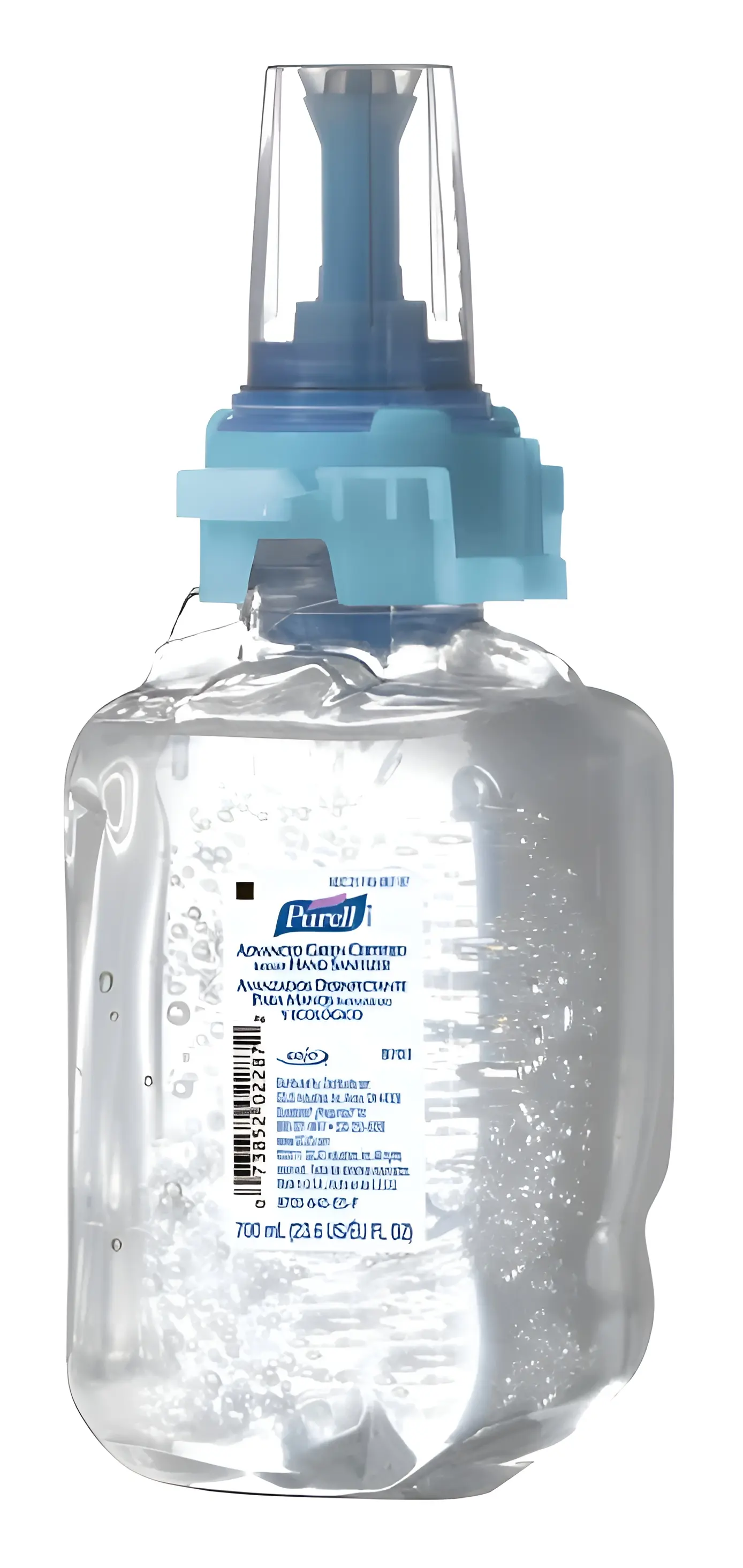 PURELL Advanced Hand Sanitizer Green Certified Refill 700 mL Alcohol Odor Gel for ADX-7 Dispenser Clear 8703-04-XCP1