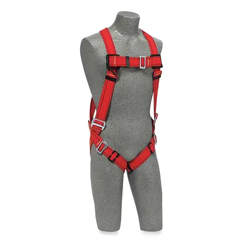 PRO  Vest-Style Hot Work Welders Harness, Pass-Through Buckle, Small, 1 D-Ring Back