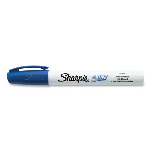 Oil Based Paint Marker, Blue, Medium Bullet - pack of 12 Oil Based Paint Marker, Blue, Medium Bullet - pack of 12