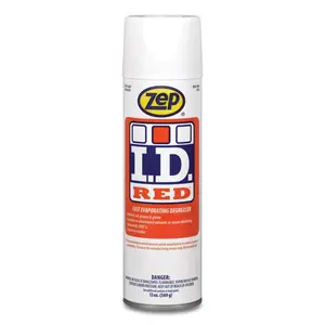 Zep, Inc. 9601 I.D. Red Aerosol Degreaser, 13 oz, Aerosol Can, Hydrocarbon Scent Clear - pack of 12