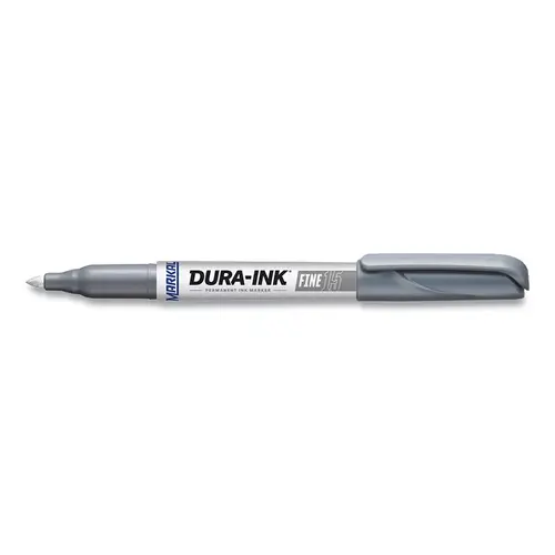 Dura-Ink  15 Marker, Silver, 1/16 in, Felt - pack of 12