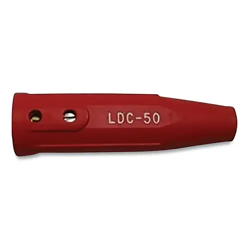 LDC-50 Female Cable Connector, 250 A, Red