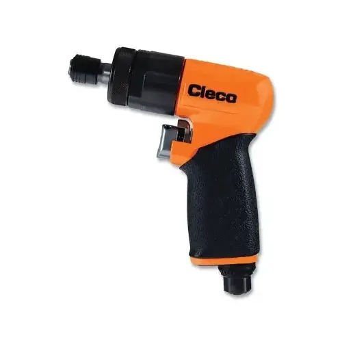 1/4" Bit Holder, 1,100 RPM, Pistol Grip Handle Air Screwdriver