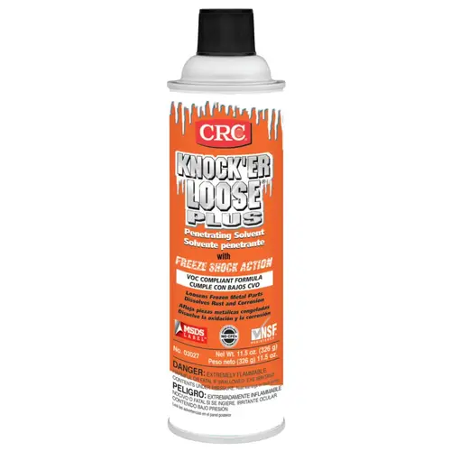 Knock'er Loose Plus Penetrating Solvents, 11 1/2 oz Aerosol Can - pack of 12 Knock'er Loose Plus Penetrating Solvents, 11 1/2 oz Aerosol Can - pack of 12