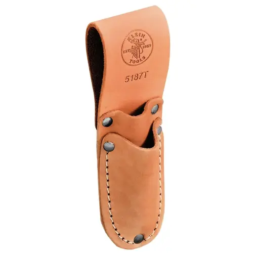 Scissors and Cable-Splicer's Knife Holders, Black, Leather, Belt Slot