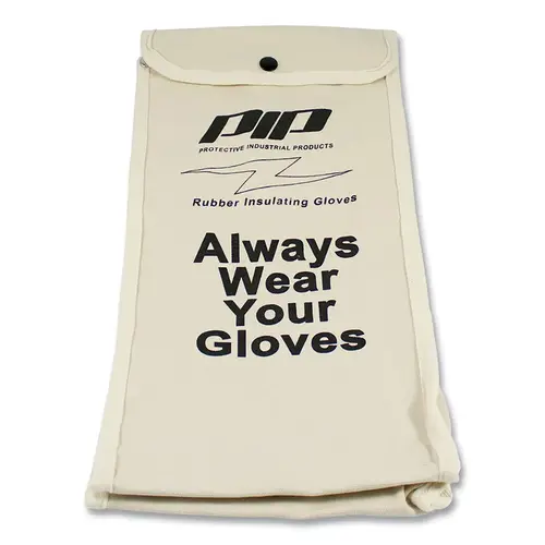 CANVAS BAG FOR 16 IN. ELECT RATED GLOVE, NATURAL