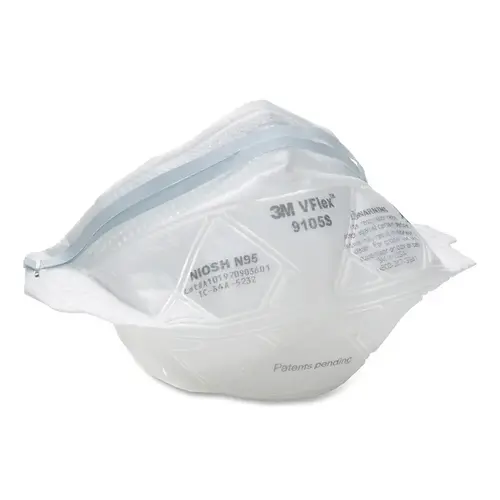 VFlex  N95 Particulate Respirator, Certain Non-Oil Based Particles, Small White - pack of 8