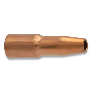 Best Welds 23-37F MIG Gun Nozzle, 3/8 in Bore, Flush, Tweco  Style 23, Self-Insulated, Copper - pack of 2