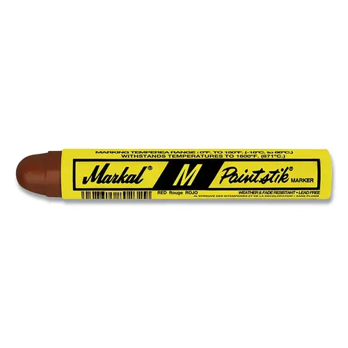 Paintstik M and M-10 Marker, 11/16 in X 4.75 in L, Red, M - pack of 12 Paintstik M and M-10 Marker, 11/16 in X 4.75 in L, Red, M - pack of 12